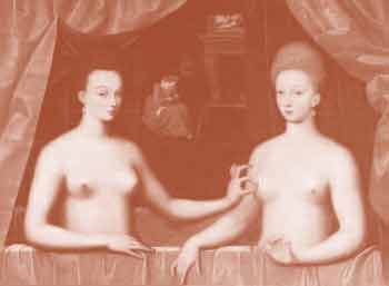 Портрет Габриэль Д'Эстре с сестрой. 1595 г.